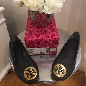 Tory Burch Reva Ballet Shoes Black